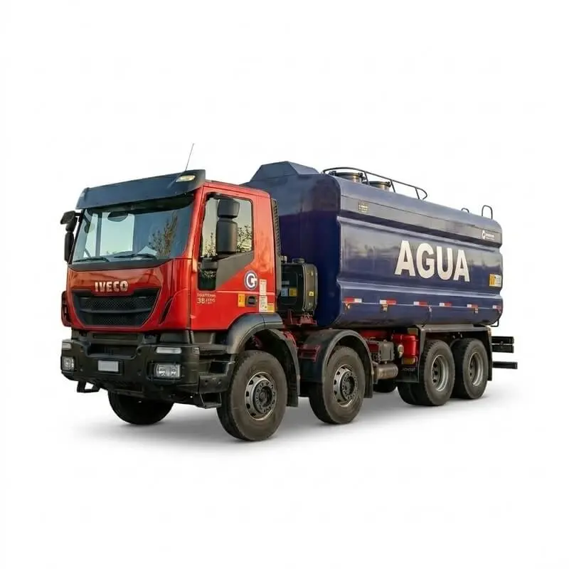 Arriendo de Camión Aljibe 30 m3 Iveco modelo Trakker AD410 en SK Rental con cobertura nacional.